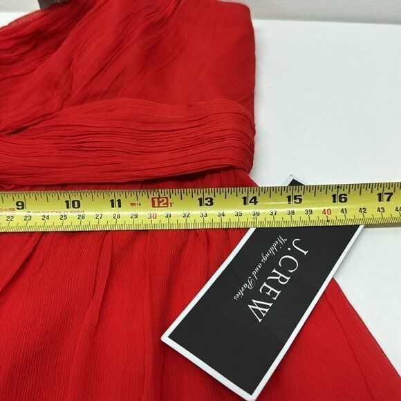 🔥 J Crew  Taryn Dress Red Size P4 wedding and parties New - Picture 14 of 15